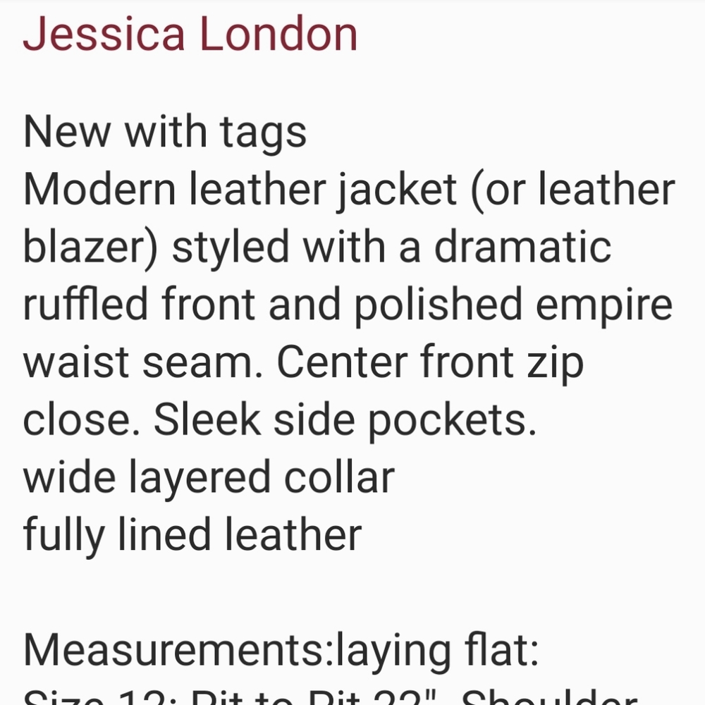 Leather Jacket - Picture 7 of 8